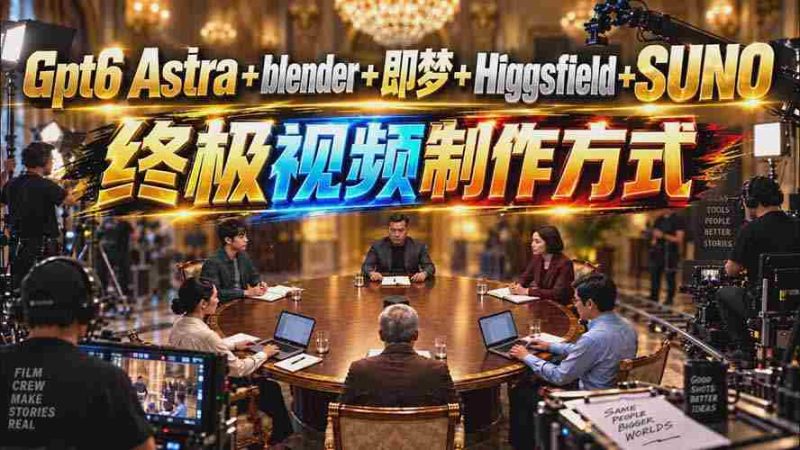 探索新境界:GPT-6引擎联动Blender、即梦、Higgsfield与Suno,打造影视制作巅峰之道-湘创网