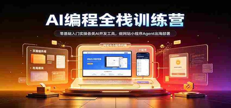从零起步,AI编程全栈高手训练营:掌握多种AI开发利器,打造网站小程序,助力Agent海外部署-湘创网