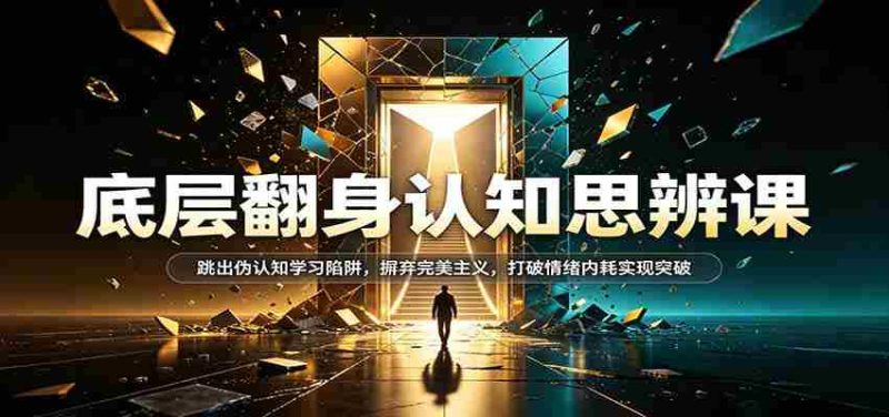 认知逆袭秘籍:挣脱伪观念束缚,告别极致追求,破解情绪困境,迈向突破之道-湘创网