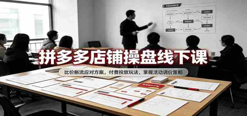 揭秘拼多多线下实战:破解比价困境,深度解析付费推广技巧,高效掌握活动价格调控术-湘创网