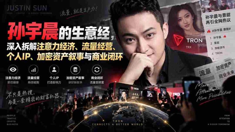(20290期)某星球精华文章——孙宇晨的生意经,深入拆解注意力经济、流量经营、个人IP、加密资产叙事与商业闭环-湘创网