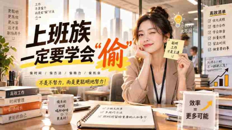 某社群精选付费文:上班族一定要学会“偷“-湘创网
