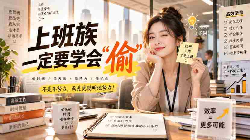 某社群精选付费文：上班族一定要学会“偷“-湘创网