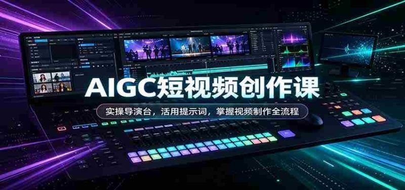 短视频制作秘籍：导演实操课堂，巧妙运用关键词，解锁视频制作全链条-湘创网