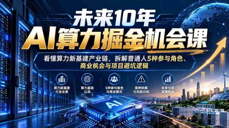 解码未来十年AI算力投资风口:深入剖析算力基础设施产业链,揭秘大众五重参与途径、商机洞察及项目风险规避策略-湘创网
