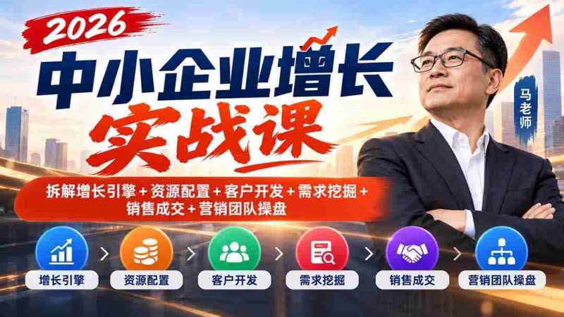 2026年中小企业加速发展攻略:揭秘增长动力、资源分配、客户拓展、需求洞察、销售达成与营销团队管控-湘创网
