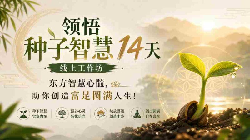 14天鹿大米种子智慧之旅,汲取东方心髓,开启富足圆满人生之旅!-湘创网
