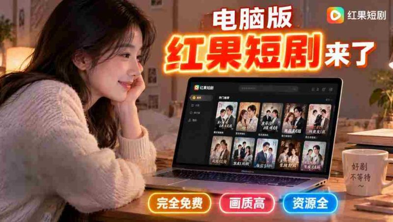 电脑端红果短剧上线,畅享高清免费盛宴,告别手机伤眼困扰-湘创网