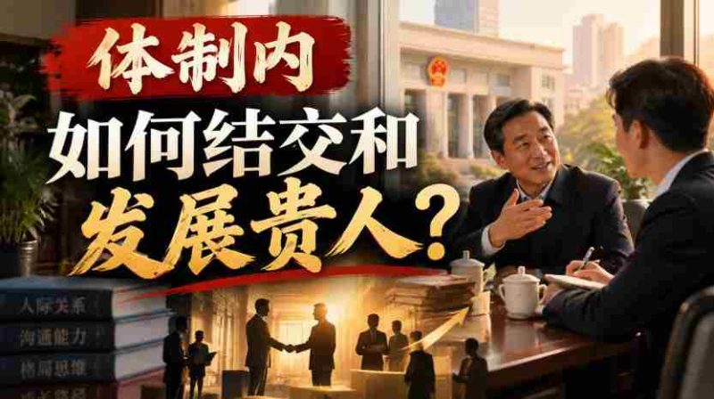 在体制深处，如何拓展人脉，结识助力良多的重要人物？-湘创网