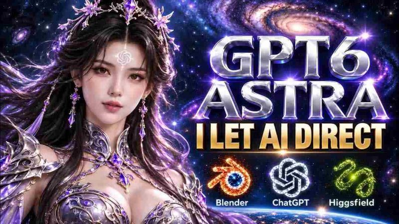 GPT-6 Astra掌舵,Higgsfield与Blender联手,演绎30秒玄幻大片,运镜精准,视觉盛宴!-湘创网